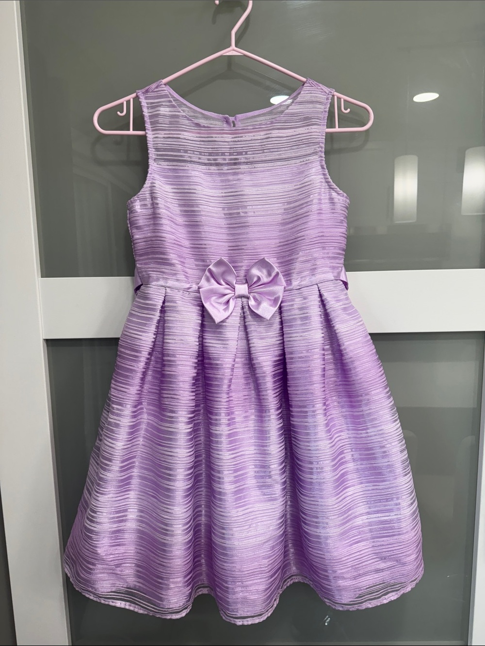 Jona Michelle Girls’ Lavender Special Occasion Dress – Size 8